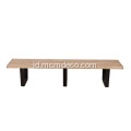 Modern Wooden Nelson Platform Bench